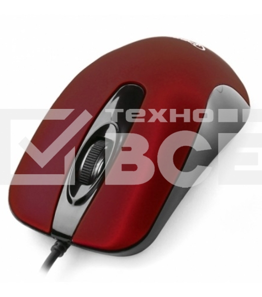 Мышь проводная Gembird MOP-400-R красный, 1000 dpi, USB, кнопки - 3