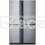 Холодильник Sharp SJ-EX93PSL нержавеющая сталь трёхкамерный  345/211 л морозилка снизу Side by Side, фото2