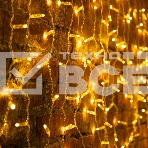 Гирлянда светодиодная «Дождь» 2x0,8 м, эффект мерцания, прозрачный провод, 230 В, диоды ТЕПЛЫЙ БЕЛЫЙ , фото2