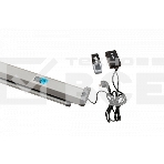 Экран Pro 180x180см Motoscreen 1:1 настенно-потолочный(моторизованный) 100' фибергласс, серый корпус, фото6