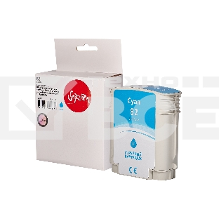 Картридж струйный Sakura C4911A (№82 Cyan) для HP, голубой, 72 мл.