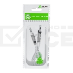 Кабель GCR 3.0m аудио jack 3.5mm/jack 3.5mm белый, AL case черный, M/M, GCR-54752, фото 1