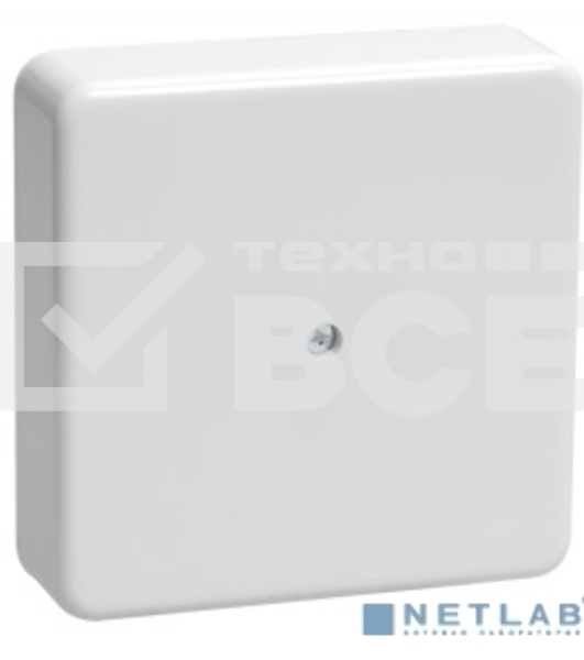 Коробка КМ41212-01 распаячная Iek UKO10-075-075-020-K01 для о/п 75х75х20 мм белая (6 клемм 6мм2)