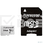 Флеш карта Micro SecureDigital 64Gb Transcend Class 10 TS64GUSD300S-A{MicroSDXC Class 10 UHS-I, SD adapter}, фото4