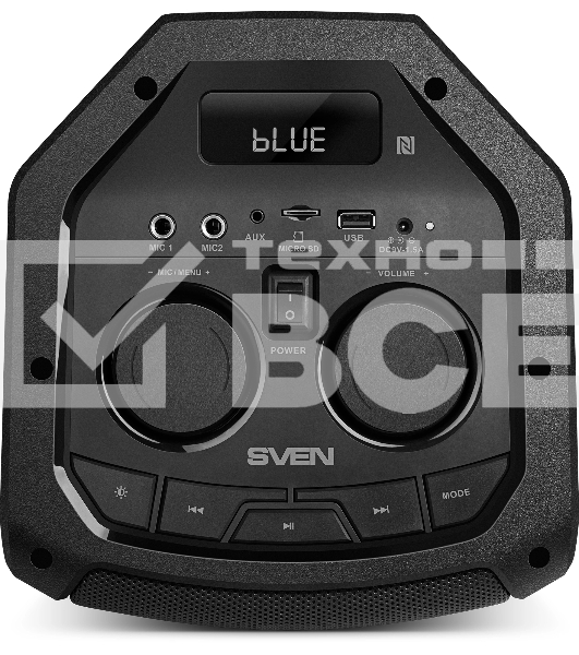Портативная акустика Sven АС PS-710 черный 100 Вт Bluetooth