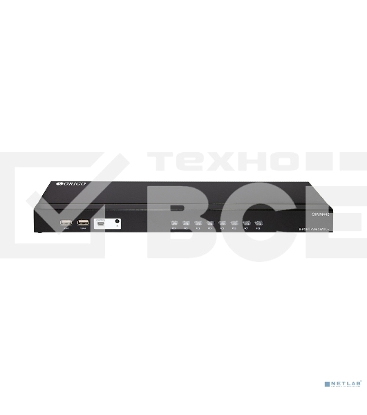 Переключатель KVM 8-портовый ORIGO OKVM440/A1A с портами VGA и USB
