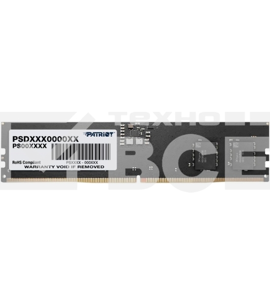 Оперативная память Patriot Signature, DDR5, 32GB (1x32 GB), 4800 MHz, CL40