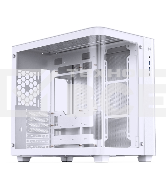 Корпус без блока питания Корпус JONSBO TK-3 White ATX без БП, mini-ITX, micro-ATX, белый