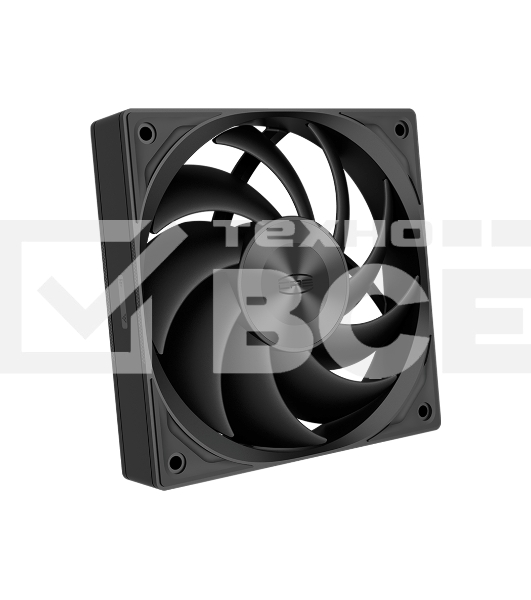 Кулер для ПК PCCooler F5R120 BK 3IN1 черный (120x120x25mm, 4-pin PWM, 46CFM, 26.88dBA, 1800RPM, 3pcs)