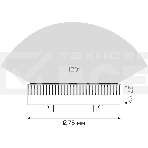 Лампа светодиодная Gauss 108008308 8Вт цок.:GX53 таблетка 150B св.свеч.бел.хол. GX53 (упак.:10шт), фото 1