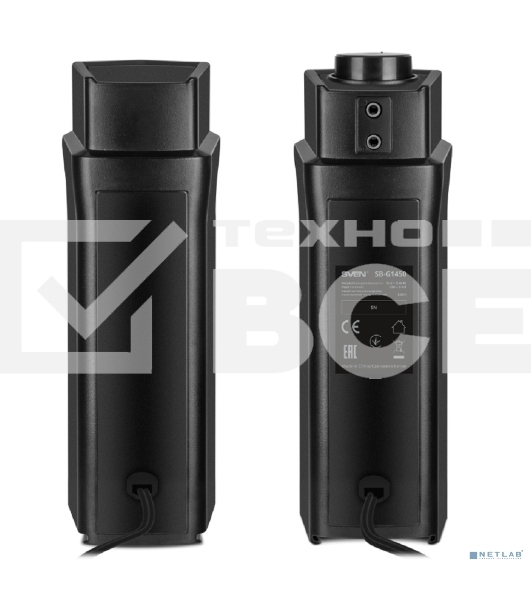 Саундбар мини SVEN SB-G1450, черный (10 Вт, питание USB, Bluetooth, подсветка)