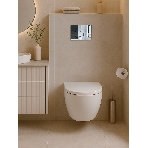Инсталляция с унитазом комплект BAU IDEAL 6 в 1: унитаз подвесной безободковый торнадо Bau Hotel 53х36, быстросъемное сиденье микролифт, кнопка смыва BAU Strike, хром, фото6