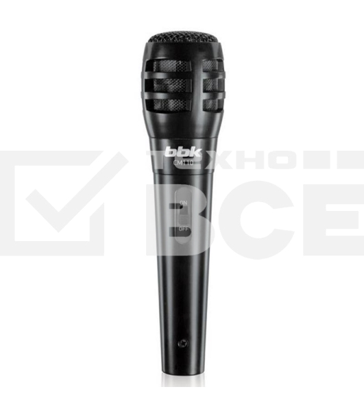 Микрофон BBK CM110 черный 2.5м