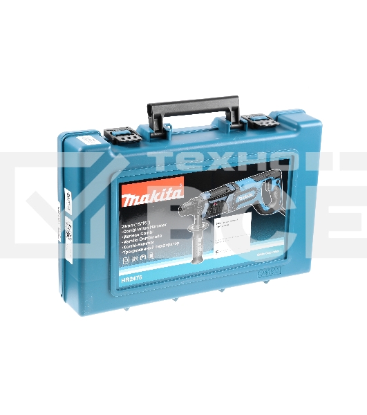 Перфоратор Makita HR2475 Перфоратор,SDS+, 780Вт,3реж,2.7Дж,0-4500у\м,3кг,чем,Д-образ