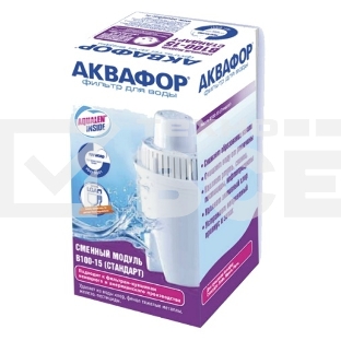 Кассета Аквафор В15 (В100-15) (к кув.Стандарт и Лайн) (уп-ка 24шт)&