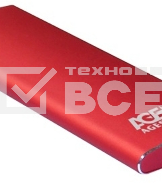 Внешний корпус SSD AgeStar 3UBNF2C m2 NGFF 2280 B-Key USB 3.1 алюминий черный