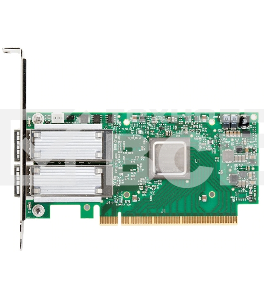 Сетевая карта MELLANOX ConnectX®-5 EN network interface card, 50GbE dual-port QSFP28, PCIe3.0 x16, tall bracket, ROHS R6