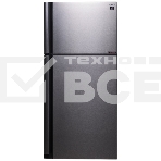 Холодильник Sharp SJ-XG55PMSL серебристый двухкамерный 394/162 л морозилка сверху, фото3