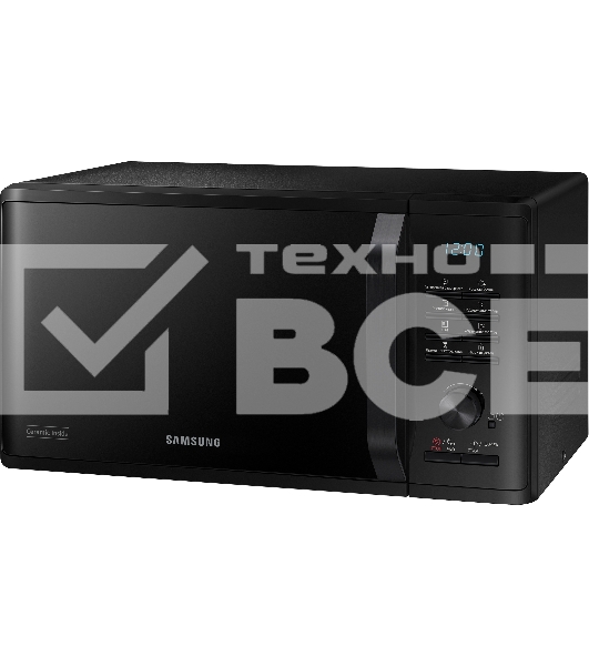 Микроволновая печь Samsung MG23K3515AK черный 23л 800Вт  поворотный механизм, кнопки