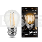 Светодиодная лампа GAUSS 105802107 LED Filament Шар E27 7W 550lm 2700K 1/10/50, фото 1
