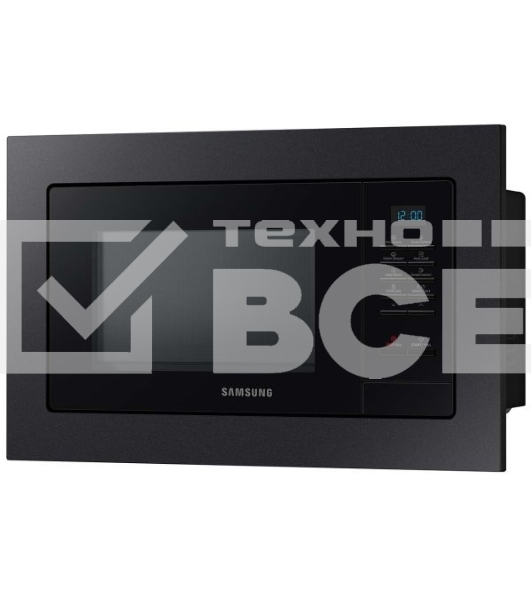 Микроволновая печь Samsung MS20A7013AB/BW черный (встраиваемая)