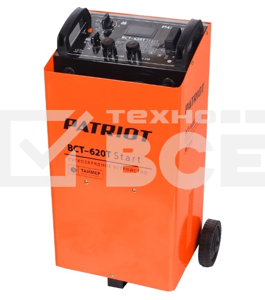 Устройство пуско-зарядное PATRIOT BCT-620T Start220В±15% 3300Вт 12/24В з/п90/550А 50-1000А/ч 25кг