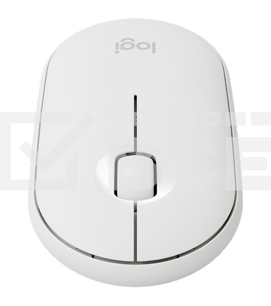 Мышь беспроводная Logitech Pebble M350 белый, 1000 dpi, радиоканал, Bluetooth, USB, кнопки - 3