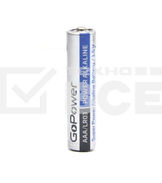 Батарейка GoPower LR03 AAA BOX20 Shrink 4 Alkaline 1.5V ( цена  за 1 упаковку 20шт )