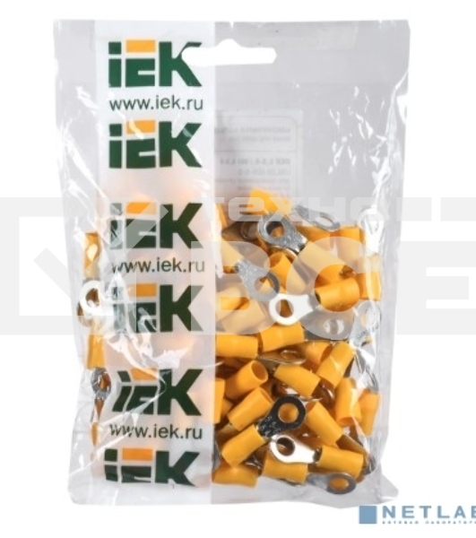 Наконечник НКИ 5.5-6 (кольцо 4-6) (уп.100шт) ИЭК UNL20-006-6-6