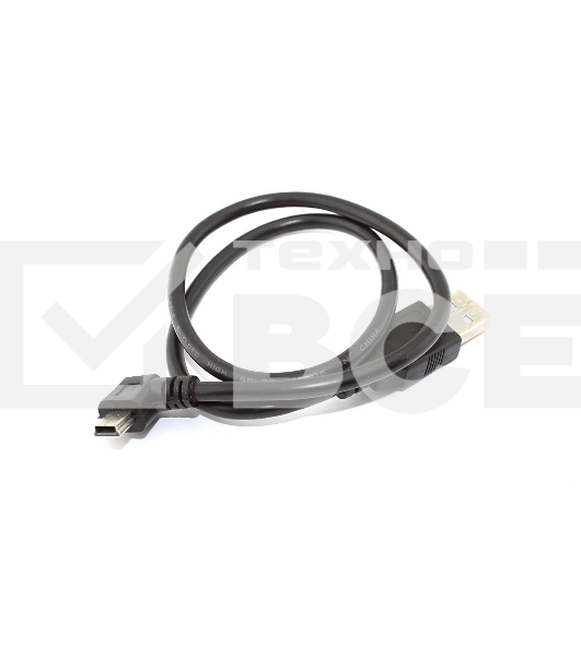 Кабель USB  Type A на Mini USB угол вправо  0,5 м