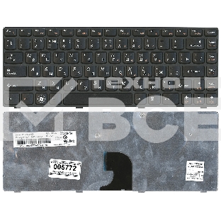 Клавиатура для ноутбука Lenovo IdeaPad G360 черная с рамкой