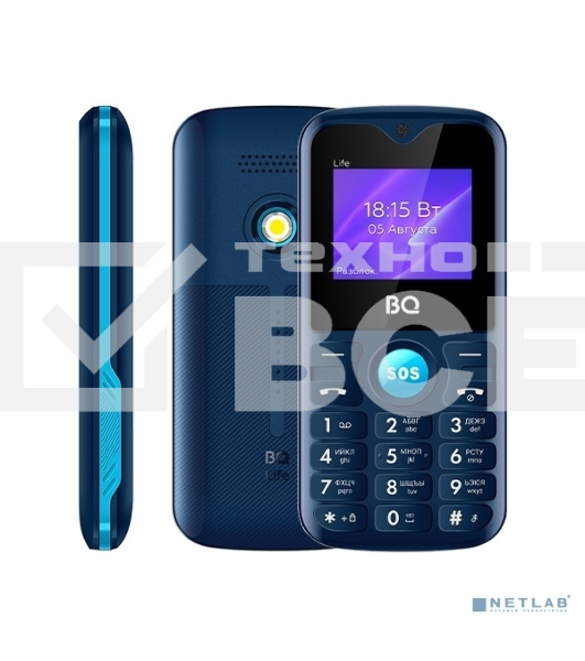 Мобильный телефон BQ 1853 Life синий
