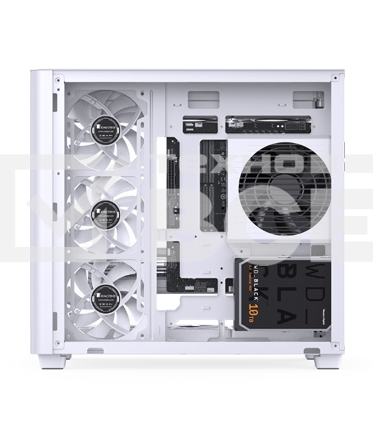 Корпус без блока питания Корпус JONSBO TK-3 White ATX без БП, mini-ITX, micro-ATX, белый