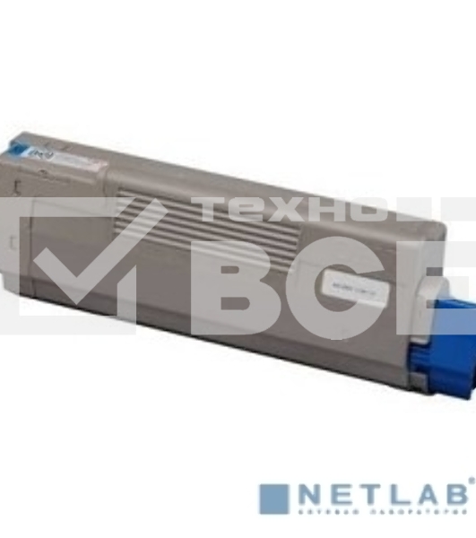 Картридж лазерный Oki C610 6K (cyan)