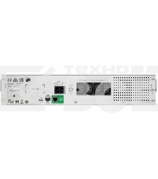 Источник бесперебойного питания APC Smart-UPS C 1000VA/600W, 2U RackMount, 230V, Line-Interactive, LCD, 1 year warranty(REP. SMC1000I-2U)