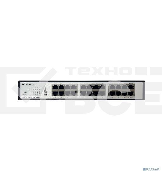 Неуправляемый коммутатор ORIGO, 24x1000Base-T, комплект для установки в 19