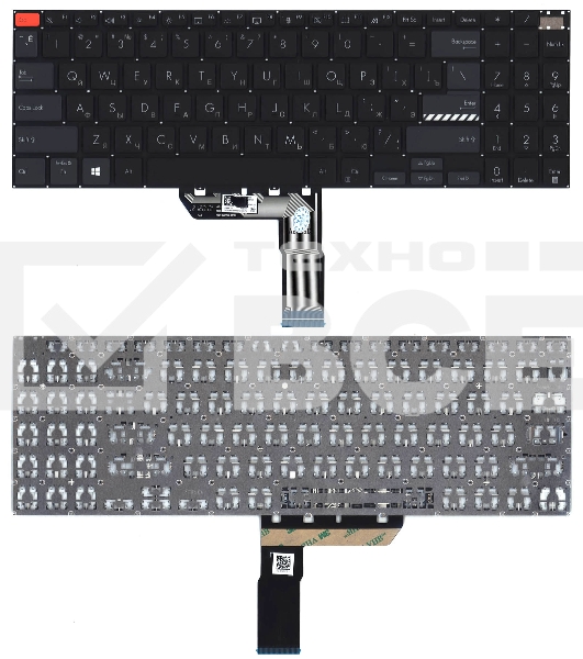 Клавиатура для ноутбука Asus VivoBook PRO 16 M7600QA черная