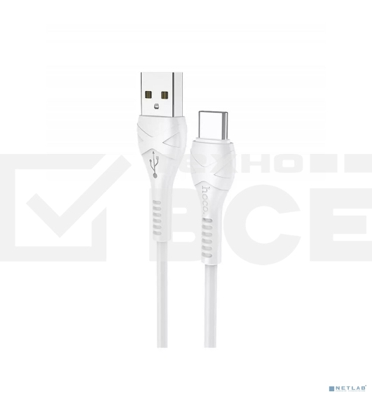 Кабель HOCO X37/USB Type-C/0.5m/2.4A/White