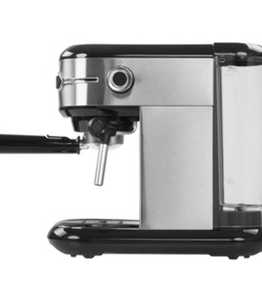Кофеварка рожковая BQ CM3001 сталь-черный, исп. кофе - молотый, 1 л, 1450 Вт, 15 бар