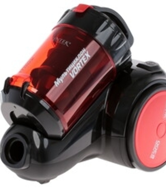 Пылесос Centek CT-2524 черный/красный, 420/2300 Вт, уборка сухая, пылесборник контейнер 2 л
