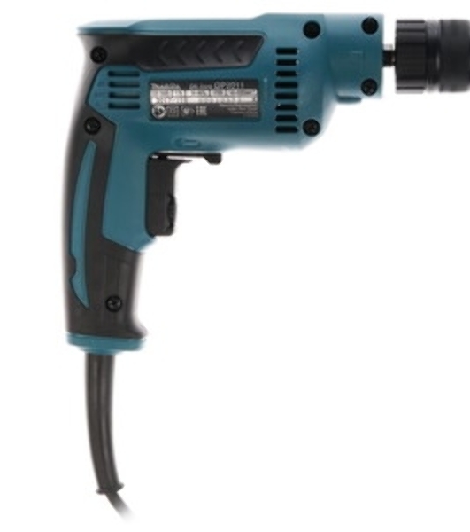 Дрель-шуруповерт Makita DP2011, 370 Вт, 28 Нм, щеточный