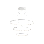Подвесной светодиодный светильник Ambrella light FL5511/3+9 WH белый 90W 3000K/4200K/6400K D800/600/400*1300 (без ПДУ), фото9