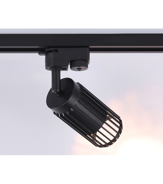 Трековый однофазный светильник Ambrella light GL5158 BK черный GU10 D60*120