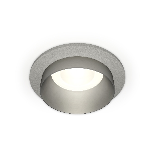 Комплект встраиваемого светильника Ambrella light XC6514023 SGR/MCH серый песок/хром матовый MR16 GU5.3 (C6514, N6133)