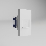 Модульная розетка Ethernet WERKEL RJ-45 6 cat. 22,5*45 (белый) W1281101, фото8