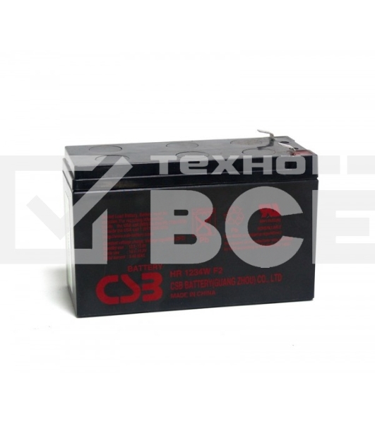 Батарея CSB HR 1234W (12V, 9Ah) клеммы F2