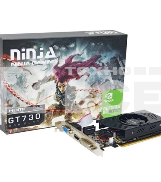 Видеокарта Sinotex Ninja , GT730  (96SP) 1G 128BIT DDR3 (DVI/HDMI/CRT)PCIE,NK73NP013F  RTL {50}