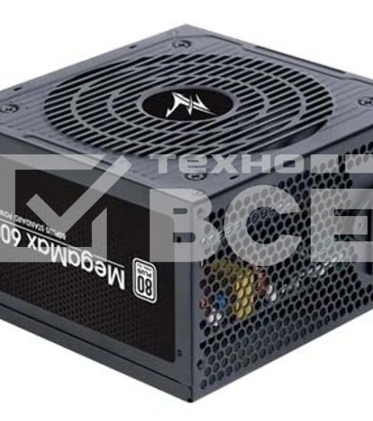 Блок питания Zalman ZM600-TXII V2, 600Вт, 80 PLUS, 120мм, черный