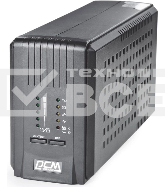 Источник бесперебойного питания Powercom Smart King Pro SPT-700-II 560Вт 700ВА черный