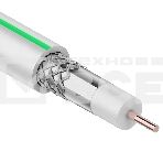 Кабель коаксиальный PROconnect SAT 703 B, CCS/Al/Al, 75%, 75 Ом, бухта 100 м, белый, фото 1